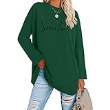 Warehouse 13 Freevee, Oversize Shirt Damen Sport Basic Locker T-Shirt mit...