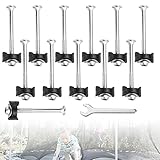 AFASOES 12-teiliges Trampolin-Schraubenset, M6, Verzinkter Stahl,...