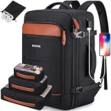 Roadcheer 42L Business Rucksack Herren, Wasserdichter Laptop Reiserucksack...