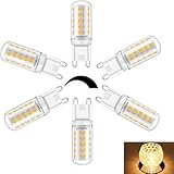 wowatt 6er G9 LED Dimmbar Warmweiß LED G9 5W Ersetzt 40W Halogen Lampe...