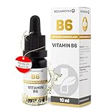 BIOCANNOVEA Vitamin B6 Tropfen 10ml, hochdosiert, Wasserlöslich &...