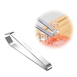 wilcractk Grätenzange Fischgrätenpinzette aus Edelstahl 11 cm Silber...