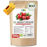 EWL Naturprodukte Hagebuttenpulver BIO 500g, Hagebuttenpulver in...