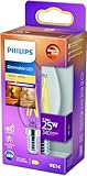 Philips LED Classic E14 Filament Lampe Warm Glow (25 W), dimmbare LED Lampe...