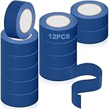 12 Rollen Abklebeband Maler, 24mm x 20m Innen Dekoration Malerkrepp,...
