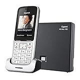 Gigaset SL450A GO - Schnurloses Analog & VoIP DECT-Telefon mit...