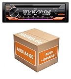Autoradio Einbaupaket für JVC KD-DB922BT für Audi A4 B5 + Concert...