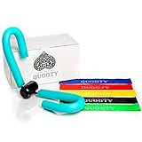 Quooty® Oberschenkeltrainer & Resistance Bands [5 Stück] Heimtrainer...