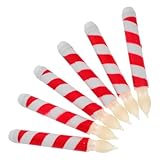 Healeved Batteriebetriebene LED Spitzkerzen 6 Stück Flammenlos...