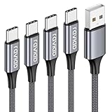 RAVIAD USB C Kabel [4Pack 0.5M 1M 2M 3M] 3.1A Ladekabel USB C...