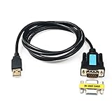 CableDeconn USB to RS232 Adapter with Prolific PL2303 Chipset 6ft 2m USB...