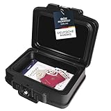 HMF 250452 Feuerfeste Wasserdichte Dokumentenbox | DIN A4 | 44,5 x 16,5 x...