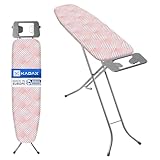 KADAX Bügelbrett 110x30cm Bügelfläche, Klappbares Tischbügelbrett mit...