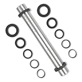 SUPER KITCHEN Nudelholz Einstellbares Edelstahl Teigroller, Antihaft Metall...