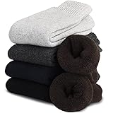 VoJoPi 5 Paar Thermosocken Herren, Winter Warme Socken mit Dicke...