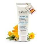 Labnatur Deodorant in natürlicher Creme, 125 ml, mit Ringelblume, Zink und...