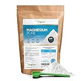 Magnesium Pure - 600 g Pulver (4,3 Monate Vorrat) - Laborgeprüft...