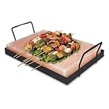 Jopassy 1 Set XXL Salzstein zum Grillen, 20x30x3cm Salz Grillsteine Mit...