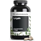 L-Lysin – 365 Kapseln – 800mg pures L Lysin aus 1000mg L-Lysin HCl/Tag...