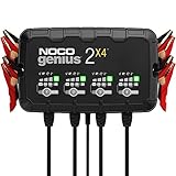 NOCO GENIUS2X4: 8A (2A/Bank) Ladegerät, 6V/12V Batterieladegerät,...