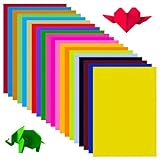 100 Blatt Buntes Papier A4, 20 leuchtende Farben,21,0 x 29,7 cm Tonpapier...