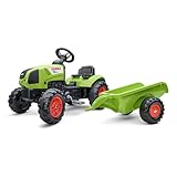 Falk 2040A Claas Falk-2040A-Claas Arion 410/Anhänger-Grün, Claasgrün,...