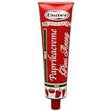 Univer Paprikacreme mild 160g Tube - Original Ungarische Gewürzpaste, Mild...