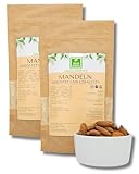 Mandeln geröstet und gesalzen 500g (2 * 250g) von der Grünen Essenz -...