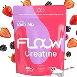 Creatin Monohydrat Pulver Tropischer Berry Mix – 306 g (90 Portionen) –...