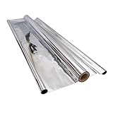 Weedness Glänzende Reflektionsfolie 30 Meter Rolle 50 Mikrometer - Grow...