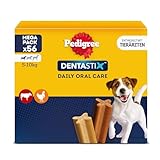 PEDIGREE DentaStix Hundesnack für kleine Hunde (5-10kg), Zahnpflege-Snack...