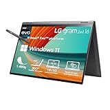 2023 LG Gram 16 Zoll Ultralight 2-in-1 Convertible Notebook & Tablet -...