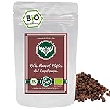 Azafran BIO Roter Kampot Pfeffer (Pfefferkörner ganz) Gourmetpfeffer 100g