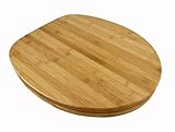 ADOB WC Sitz Klobrille Bambus dunkel aus echtem Bambus, Bamboo Natur,...