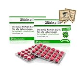 Lustige Pillen GLÜCKSPILLE 2er Set, als Geburtstagsgeschenk. Spaß, Anti...