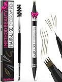 iMethod Microblading Augenbrauenstift - Eyebrow Pencil 2-in-1 Dual-Ended...