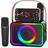 [2025] Karaoke Maschine: Wowstar Karaoke Anlage mit 2 Karaoke Mikrofonen...