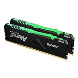 Kingston FURY Beast RGB 32GB (2x16GB) 3600MT/s DDR4 CL18 Desktop Speicher...