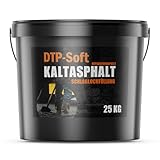 DTP-SOFT Kaltasphalt 25kg im Eimer | 25 kg Kaltasphalt 0-8 mm...