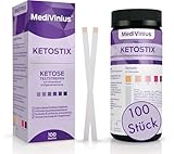 KETOSTIX® 100 Stück für sofortige Ketose Messergebnisse I Keton...