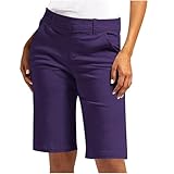 NSICBMNO Sommer-Shorts für Damen, elastische Taille, Jogginghose mit...