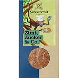 SONNENTOR Bio Zimt, Zucker & Co Gewürzmischung, 90g, Süße...