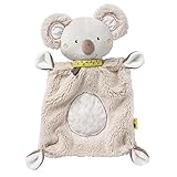 Fehn Schmusetuch Baby Schnuffeltuch mit Koala Köpfchen - Kuscheltuch für...