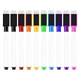 Annvchi Whiteboard Marker,10 Stück Magnetische Whiteboard Stifte，9 Farbe...