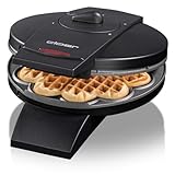 Cloer 1620 Waffeleisen für klassische Herzwaffeln, 930 W, Waffelgröße...