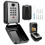 Schlüsselsafe Außenbereich zur Wandmontage mit 12-stelligem Zahlencode...