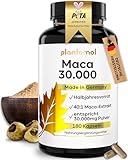 30.000mg pro Kapsel - 180 Maca Kapseln hochdosiert - 750mg Maca-Extrakt...