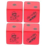 VANZACK Brettspielwürfel 2 Stück Praktische Würfelrequisite mit...