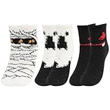 JUPSK Damen Kuschelsocken Winter Warme Socken Flauschige Haussocken...