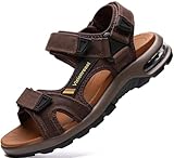 visionreast Herren Outdoor Sports Sandalen Trekking Leichte Leder Strand...